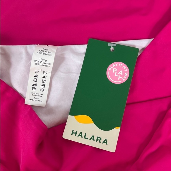 HALARA Size Large  Swim Bikini in Bright Pink NWT - Picture 6 of 7